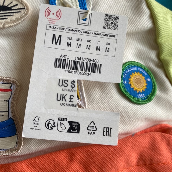 NWT Zara Kids Patch Backpack - Picture 8 of 11